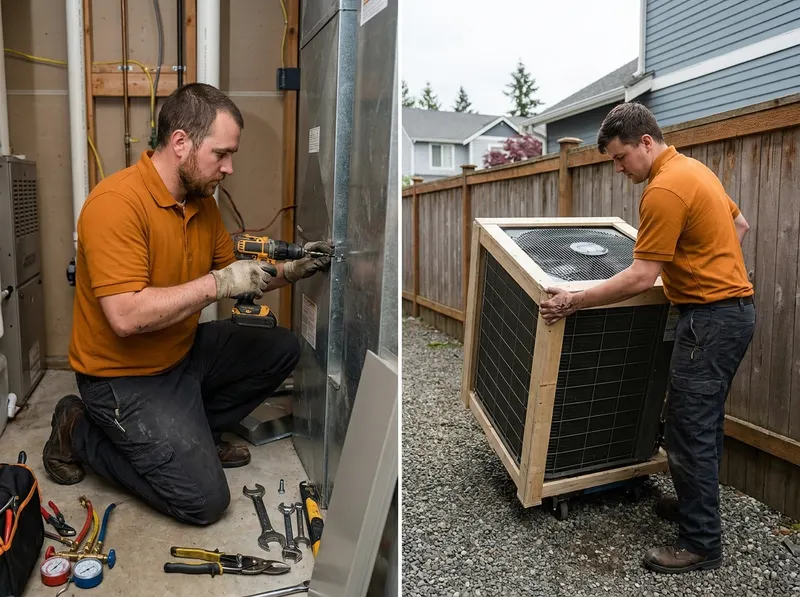 Centrally Ducted Heat Pump Replacement in Tacoma, WA
